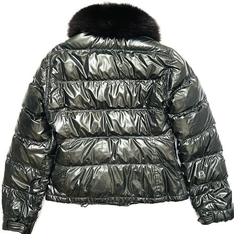 gold prada fur jacket|prada puffer coat women's.